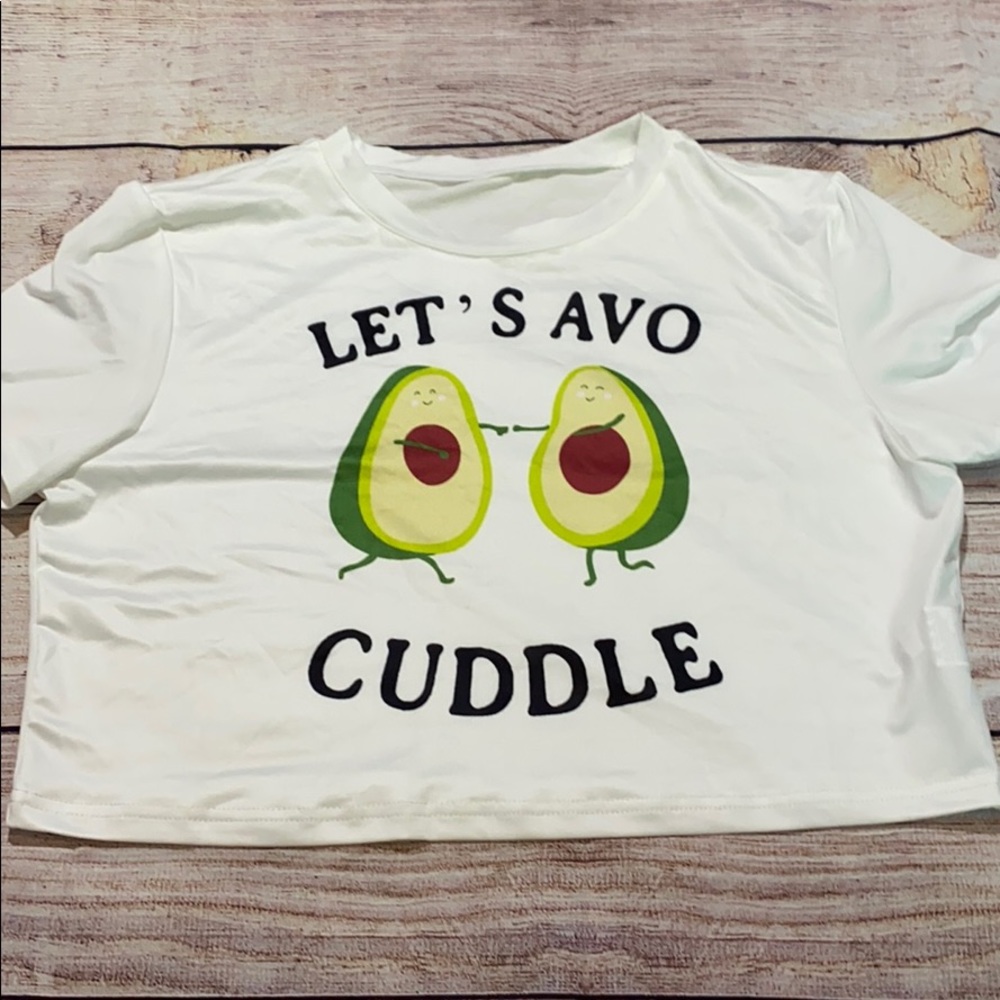 SHEIN crop top pajama shirt
